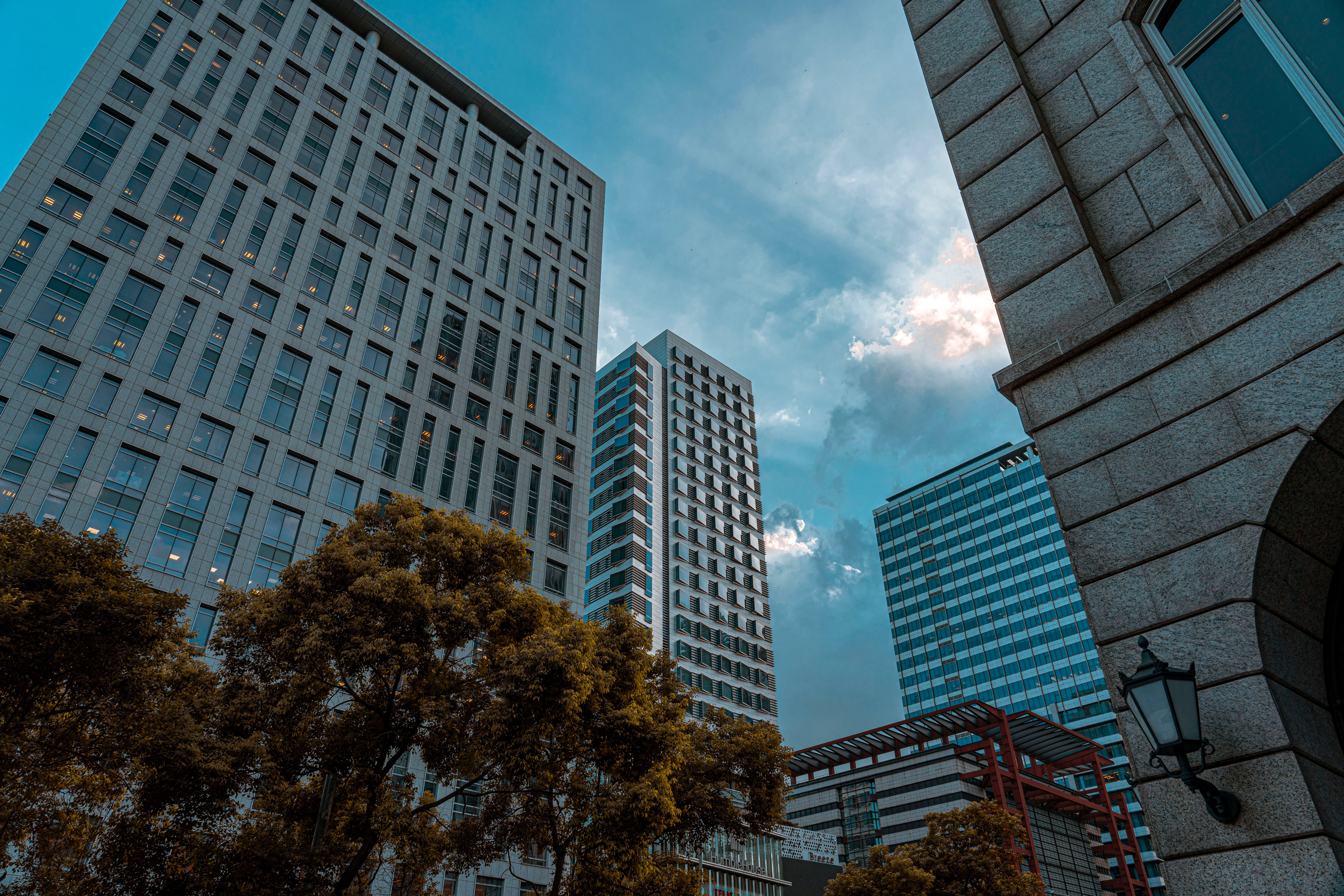Modern commercial real estate building